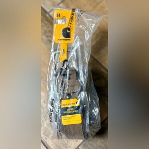 NEW Carhartt Triple Stitch Leather Adjustable Buckle Belt Men's Size 54